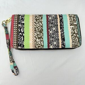 LOVESHE Women's Wallet RFID Blocking Bohemian style Credit Card Zip Around Phone
